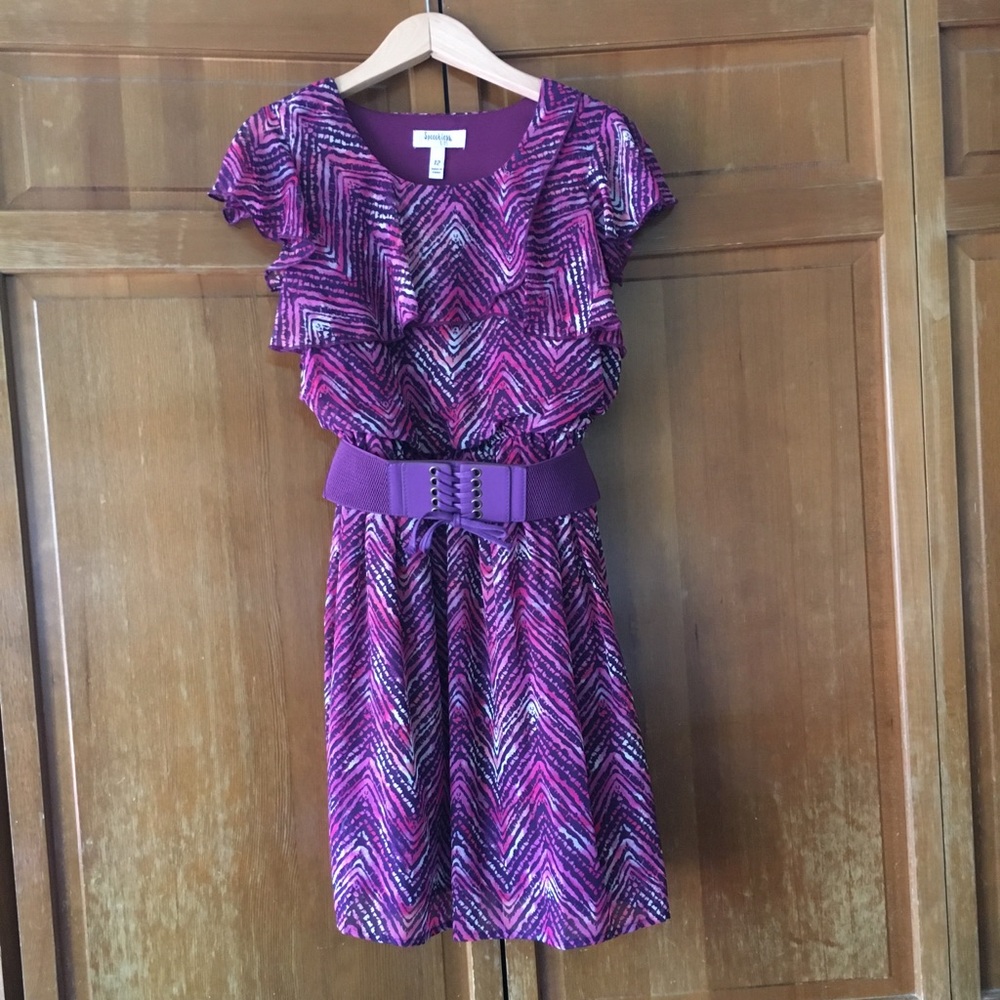 Macy’s Kids Flutter Sleeve Dress Size 12